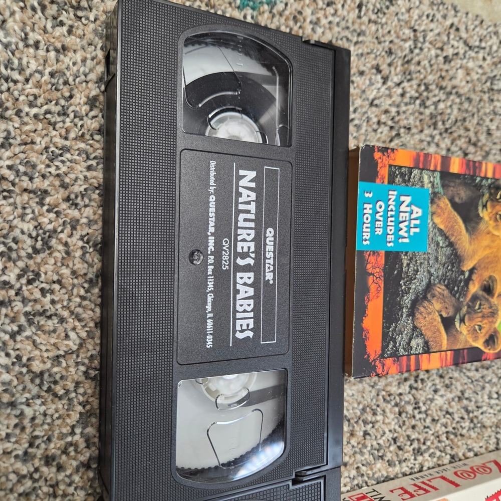 Vintage Animal VHS Lot 6 Tapes Animals Are People Too Jack Hanna Nature Babies - Picture 7 of 9
